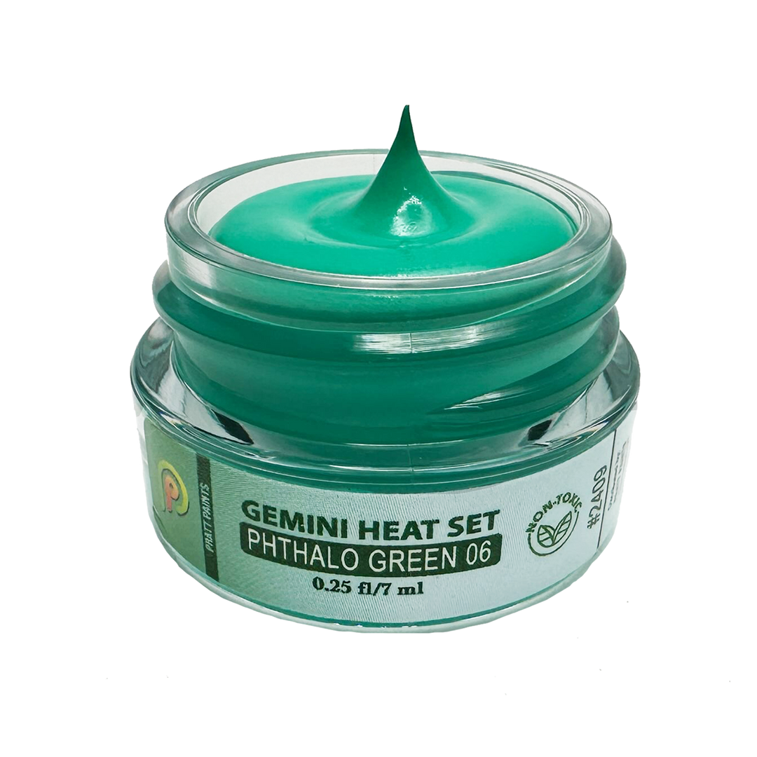 Phthalo Green, Gemini Heat Set paint, Compares to Genesis heat set paint