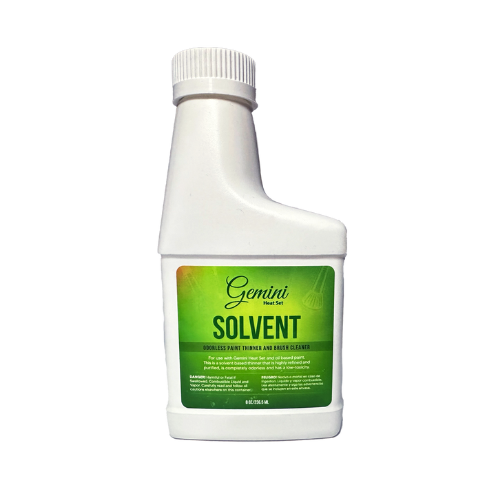 Gemini™ Heat Set Solvent- Odorless Paint Thinner & Brush Cleaner 8 oz.