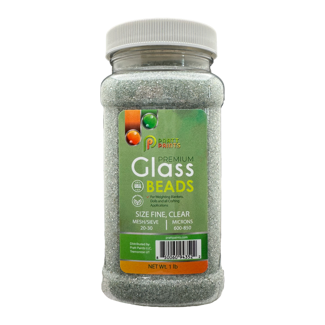 Premium Clear Glass Beads 600-850 Microns Size #3