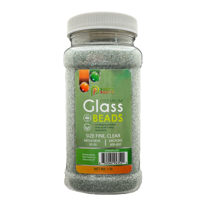 Premium Clear Glass Beads 600-850 Microns Size #3