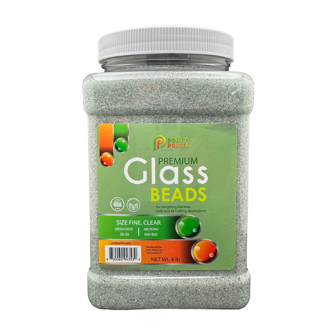 Premium Clear Glass Beads 600-850 Microns Size #3