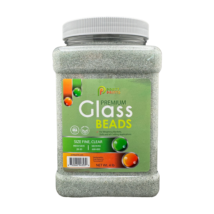Premium Clear Glass Beads 600-850 Microns Size #3