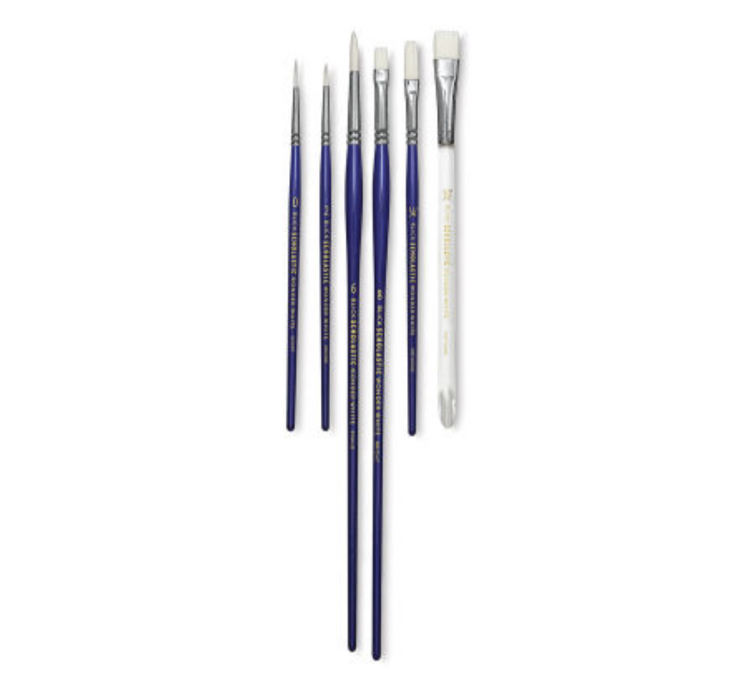 High Quality, White, Synthetic, Art Brush